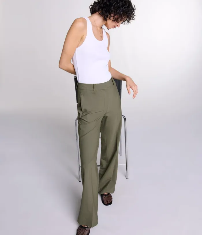 Maje Straightleg Suit Trousers Women Pants and Jeans