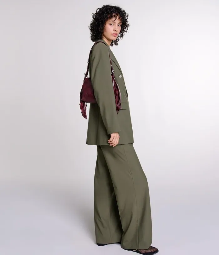 Maje Straightleg Suit Trousers Women Pants and Jeans