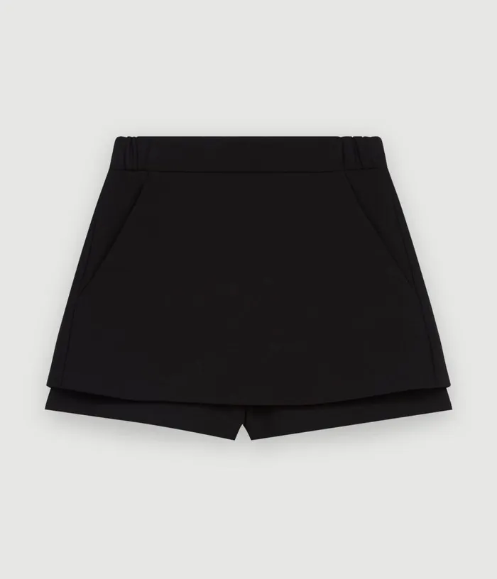 Maje Trompelrsquooeligil Shorts In Crecircpe Fabric Women Skirts and Shorts