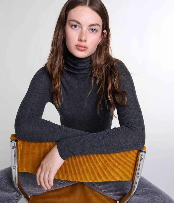 Maje Wool And Silk Jumper Women Sweaters and Cardigans