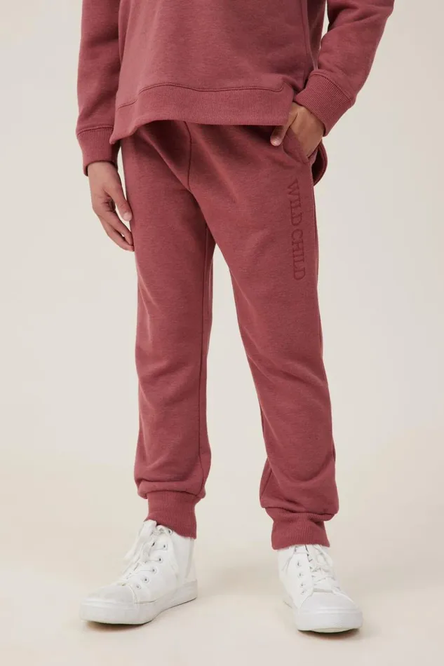 Marlo Trackpant Henna Wild Child Girls Cotton On Sweatshirts and Sweatpants