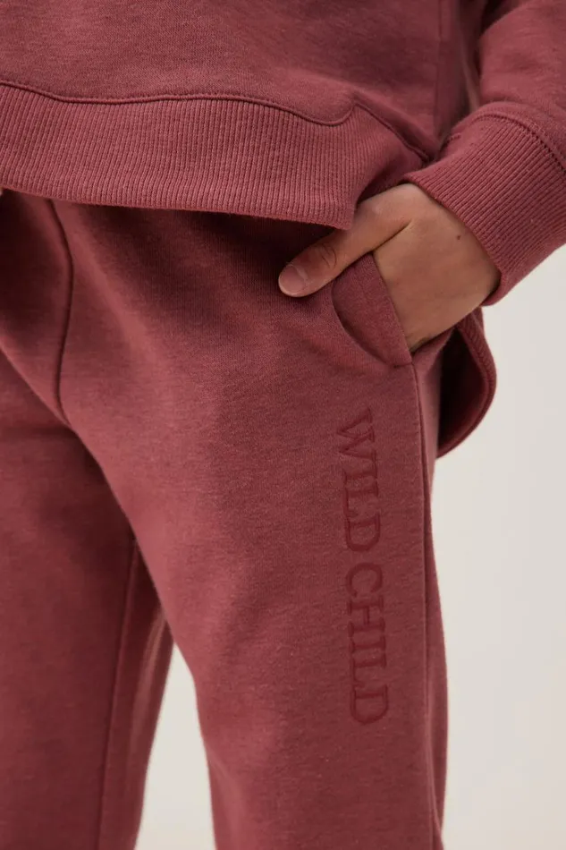 Marlo Trackpant Henna Wild Child Girls Cotton On Sweatshirts and Sweatpants