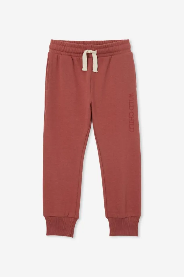 Marlo Trackpant Henna Wild Child Girls Cotton On Sweatshirts and Sweatpants