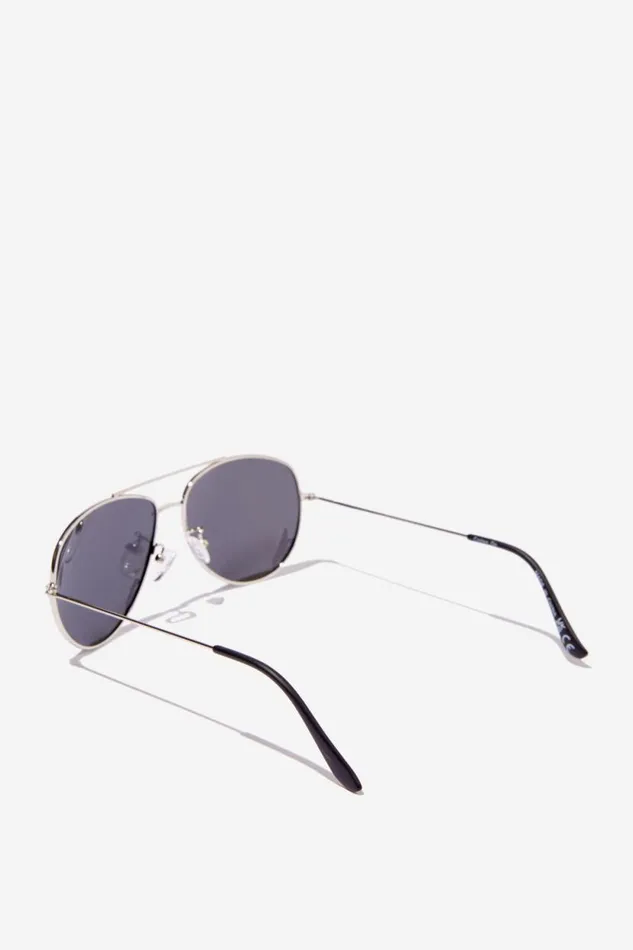 Marshall Polarized Sunglasses Silverblack Men Cotton On Sunglasses Marshall Polarized Sunglasses Silverblack Men Cotton On Sunglasses