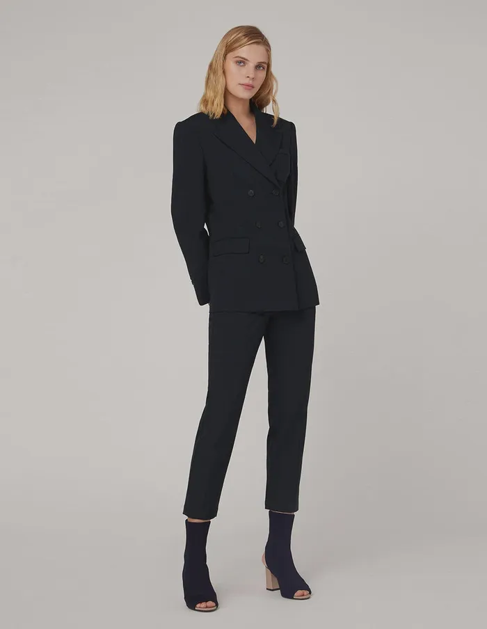 MARYLING Blazers PEAKLAPEL DOUBLEBREASTED SLIMFIT BLAZER Blue 8211 Women MARYLING Blazers PEAKLAPEL DOUBLEBREASTED SLIMFIT BLAZER Blue 8211 Women