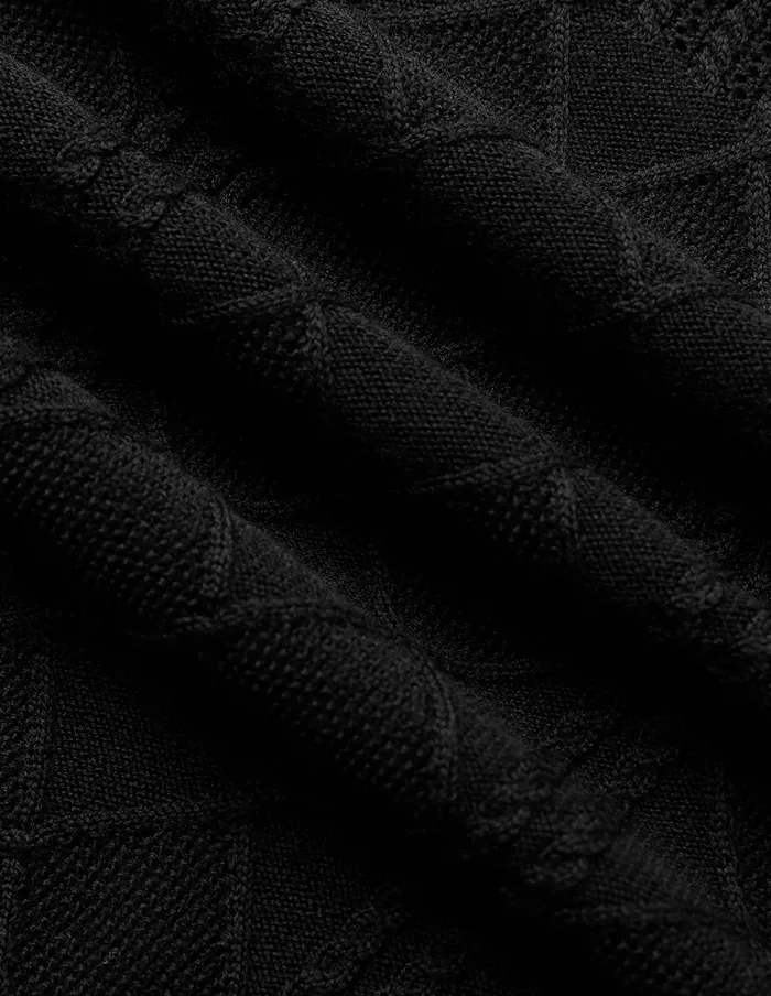 MARYLING Knitwear Black Half Turtleneck Long Sleeve Knitted Pullover Black 8211 Women MARYLING Knitwear Black Half Turtleneck Long Sleeve Knitted Pullover Black 8211 Women