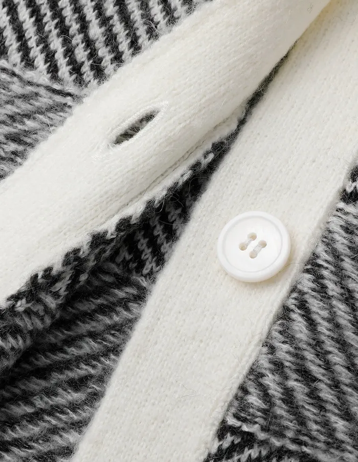 MARYLING Knitwear Gradient Light Gray Patterned Waisted Knitted Long Coat Grey 8211 Women MARYLING Knitwear Gradient Light Gray Patterned Waisted Knitted Long Coat Grey 8211 Women