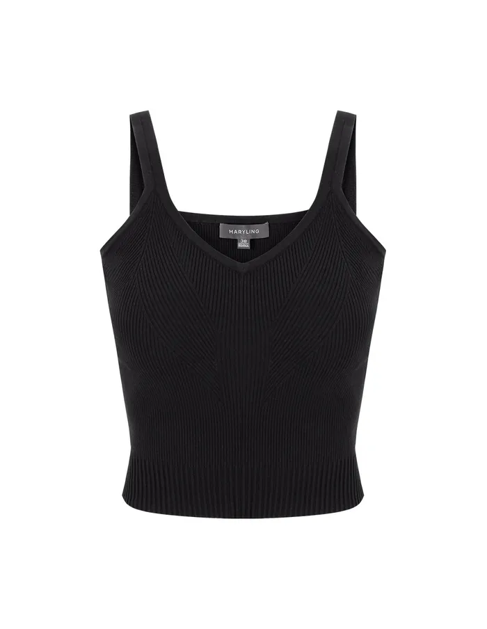 MARYLING Knitwear Sling Knitted Vest White 8211 Women MARYLING Knitwear Sling Knitted Vest White 8211 Women