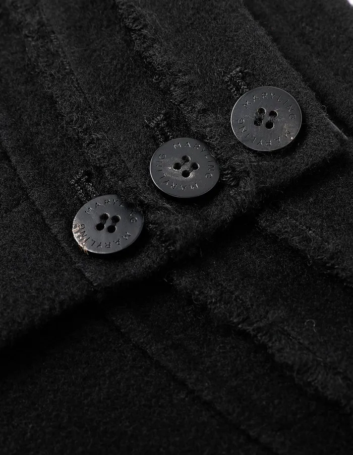 MARYLING Pants and Shorts Black Cropped WideLeg Pants With Pleated Waist Black 8211 Women MARYLING Pants and Shorts Black Cropped WideLeg Pants With Pleated Waist Black 8211 Women