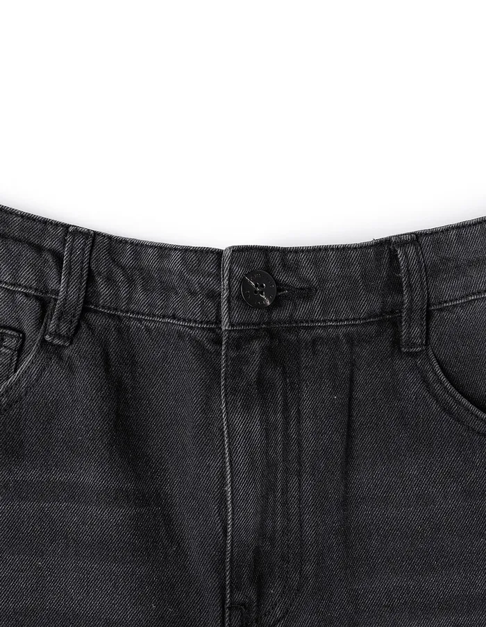 MARYLING Pants and Shorts Black Tapered Feet Cropped Jeans Black 8211 Women MARYLING Pants and Shorts Black Tapered Feet Cropped Jeans Black 8211 Women