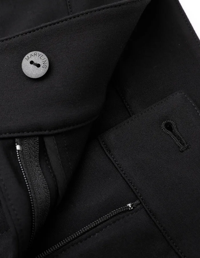 MARYLING Pants and Shorts Black Two Pocket Slim Fit Stretch Pants Black 8211 Women MARYLING Pants and Shorts Black Two Pocket Slim Fit Stretch Pants Black 8211 Women