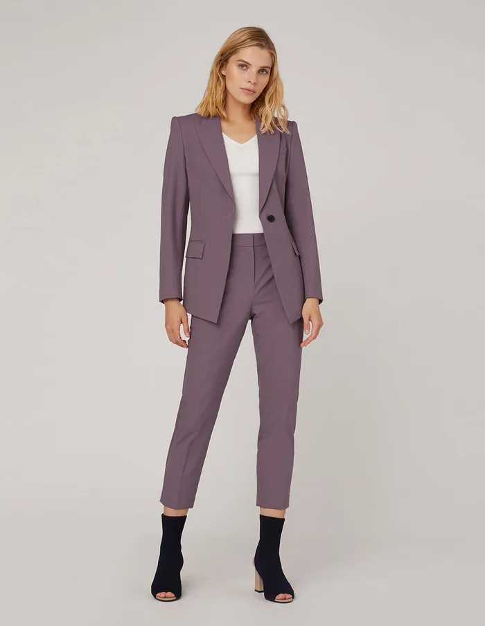 MARYLING Pants and Shorts CROP LEG SUIT TROUSERS Pale Violet Red 8211 Women