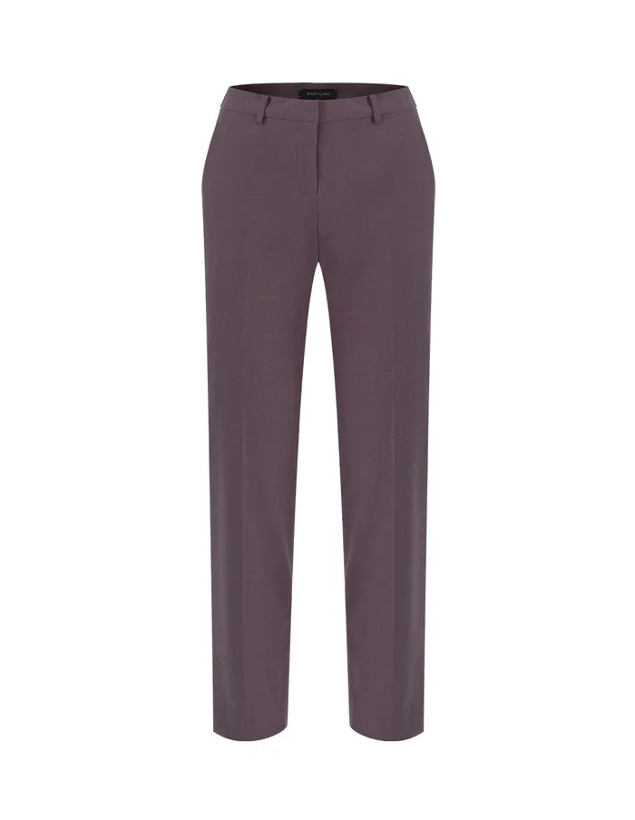 MARYLING Pants and Shorts CROP LEG SUIT TROUSERS Pale Violet Red 8211 Women MARYLING Pants and Shorts CROP LEG SUIT TROUSERS Pale Violet Red 8211 Women