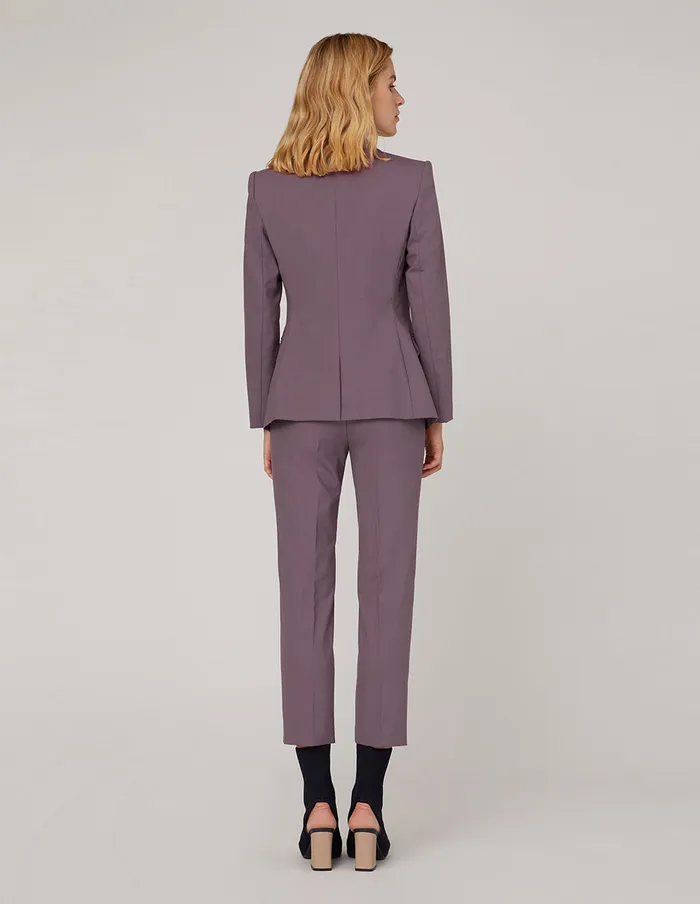 MARYLING Pants and Shorts CROP LEG SUIT TROUSERS Pale Violet Red 8211 Women MARYLING Pants and Shorts CROP LEG SUIT TROUSERS Pale Violet Red 8211 Women