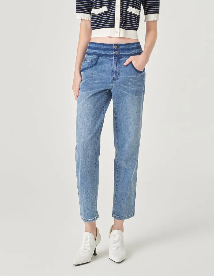 MARYLING Pants and Shorts Denim Split Jeans Denim 8211 Women MARYLING Pants and Shorts Denim Split Jeans Denim 8211 Women