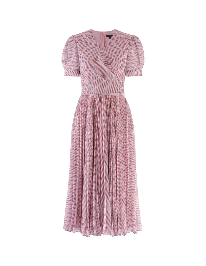 MARYLING Printed Dress VNeck Cross Tie Dress Mix 8211 Women