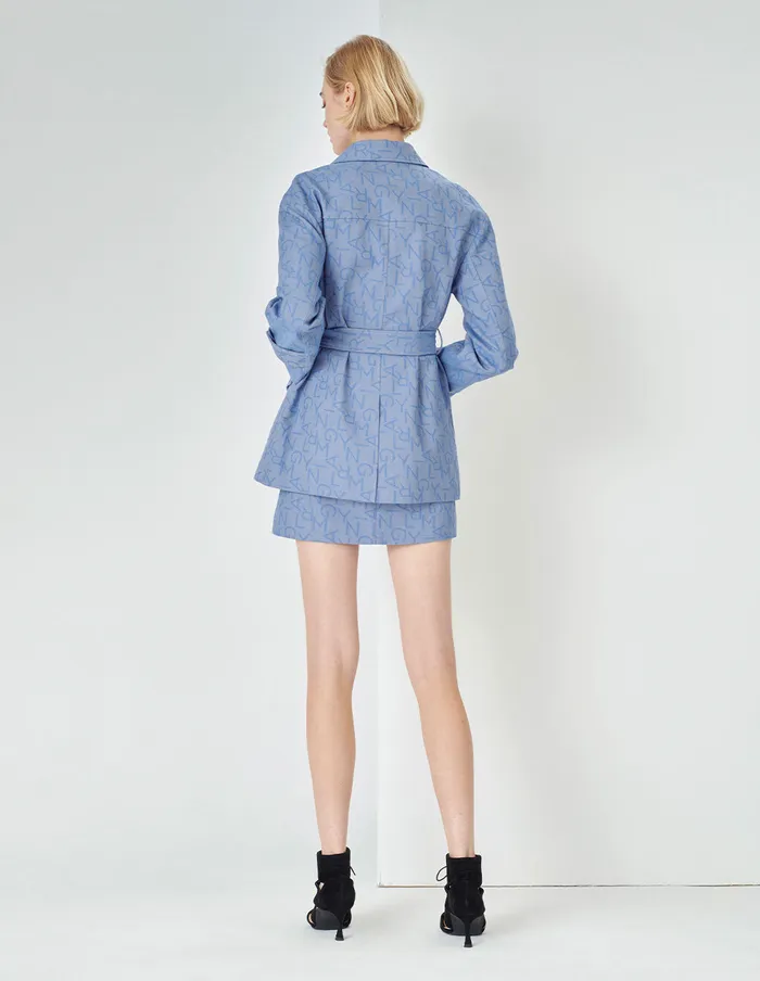 MARYLING Skirts ALine Light Blue With Buttons Denim Skirt Blue 8211 Women MARYLING Skirts ALine Light Blue With Buttons Denim Skirt Blue 8211 Women