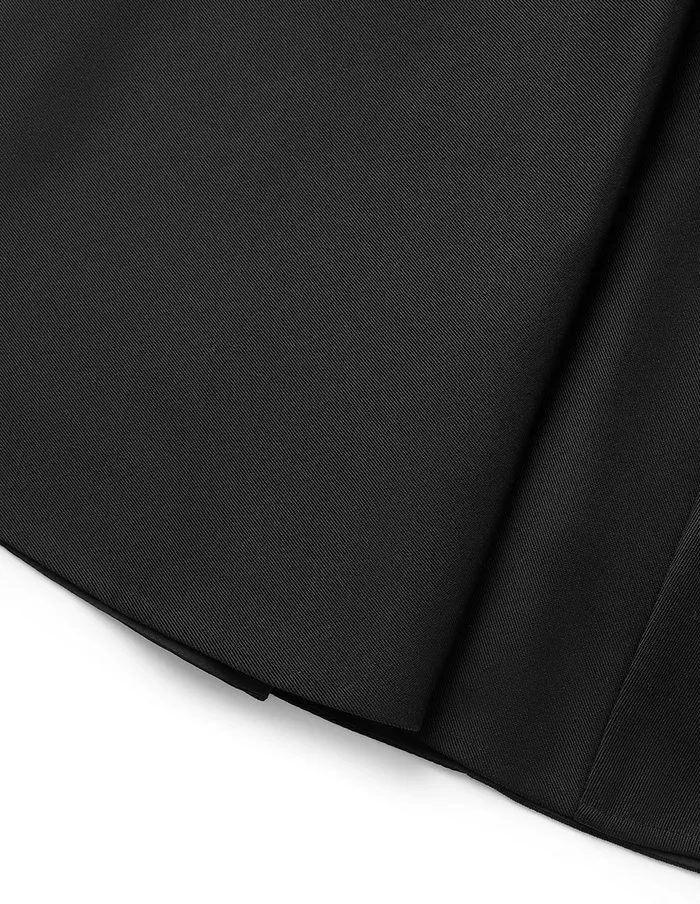 MARYLING Skirts Black Curved Split Skirt Black 8211 Women MARYLING Skirts Black Curved Split Skirt Black 8211 Women