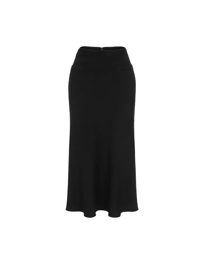 MARYLING Skirts Black Fishtail KneeLength Skirt Black 8211 Women MARYLING Skirts Black Fishtail KneeLength Skirt Black 8211 Women