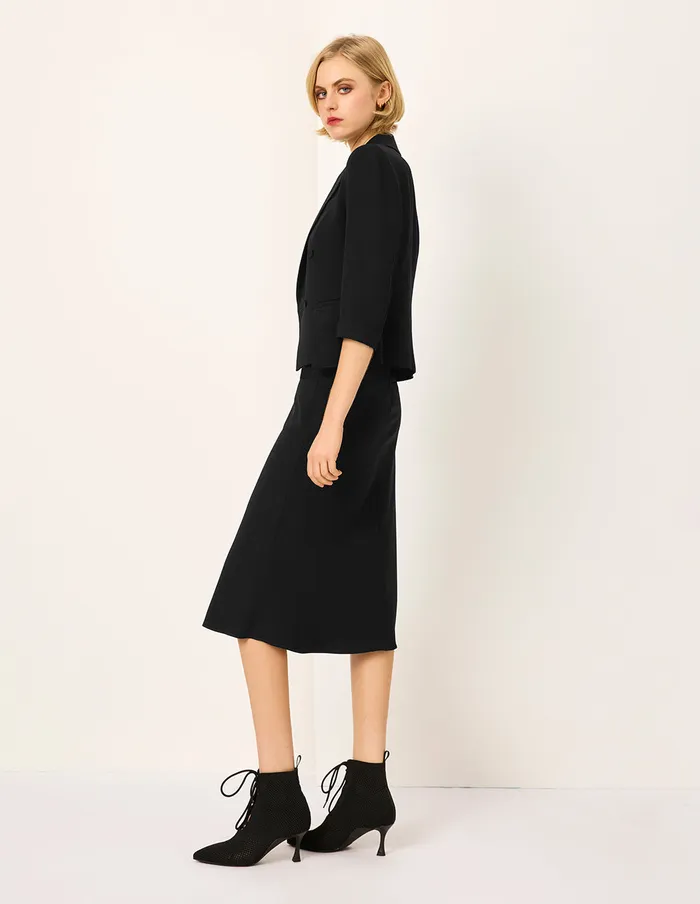 MARYLING Skirts Black Fishtail KneeLength Skirt Black 8211 Women MARYLING Skirts Black Fishtail KneeLength Skirt Black 8211 Women