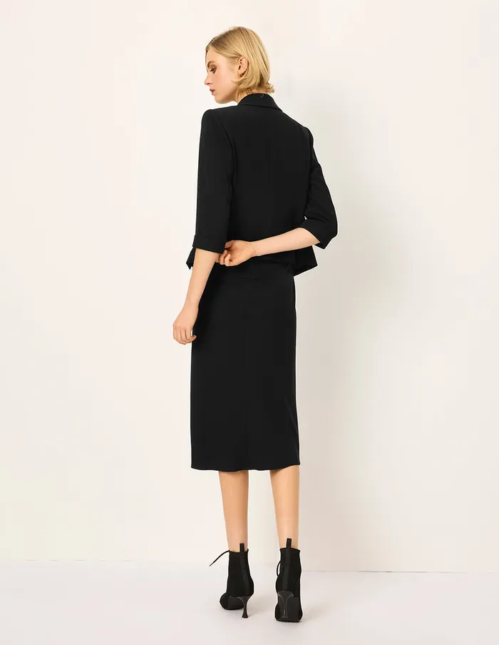 MARYLING Skirts Black Fishtail KneeLength Skirt Black 8211 Women MARYLING Skirts Black Fishtail KneeLength Skirt Black 8211 Women