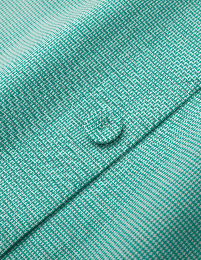 MARYLING Skirts Light Green Small Check Houndstooth Button Skirt Mix 8211 Women MARYLING Skirts Light Green Small Check Houndstooth Button Skirt Mix 8211 Women