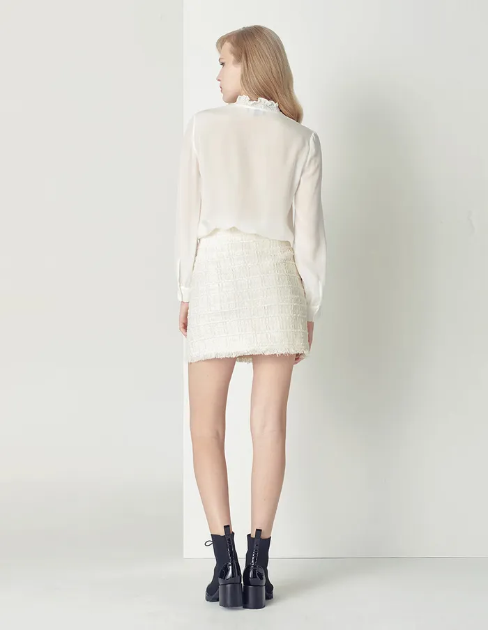 MARYLING Skirts Offwhite Tassel Multipocket Mini Skirt White 8211 Women MARYLING Skirts Offwhite Tassel Multipocket Mini Skirt White 8211 Women
