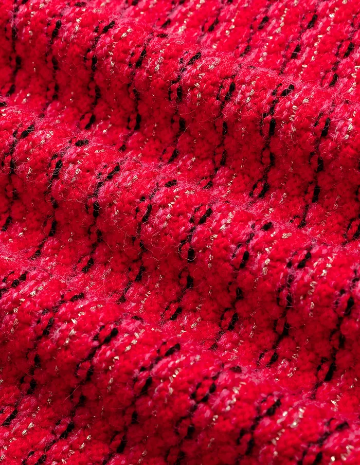 MARYLING Skirts Raspberry Plaid Knitted Skirt Checkes 8211 Women MARYLING Skirts Raspberry Plaid Knitted Skirt Checkes 8211 Women