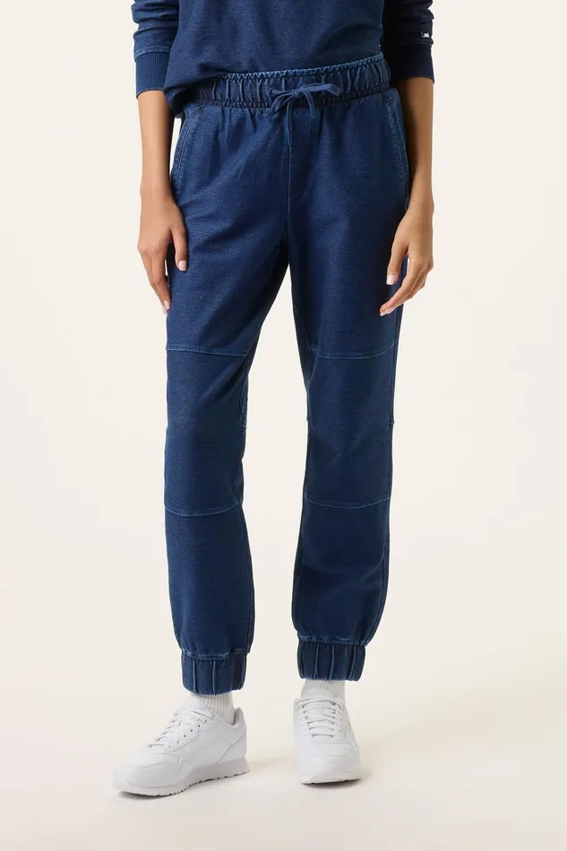Matching Sets Women Fila Denim Joggers 401 Indigo Blue Matching Sets Women Fila Denim Joggers 401 Indigo Blue