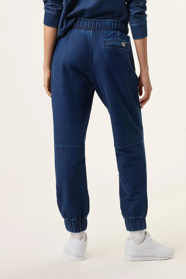 Matching Sets Women Fila Denim Joggers 401 Indigo Blue Matching Sets Women Fila Denim Joggers 401 Indigo Blue