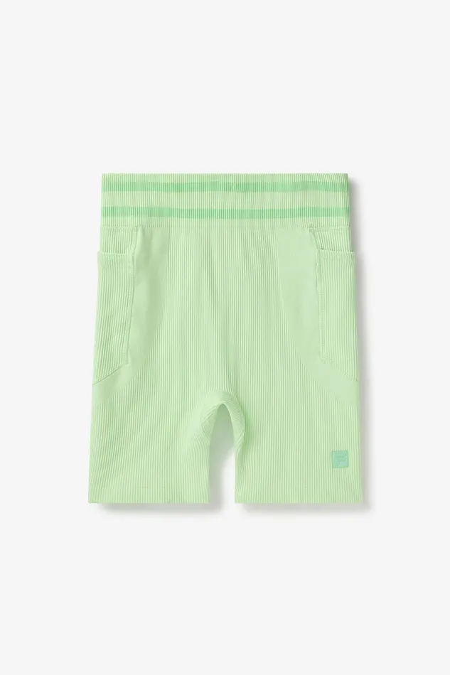 Matching Sets Women Fila Lucky Aces Seamless Bike Short 301 Patina Green