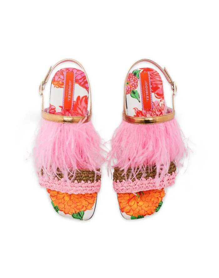 Medal Sandal Gin White Women La Double J Shoes Medal Sandal Gin White Women La Double J Shoes