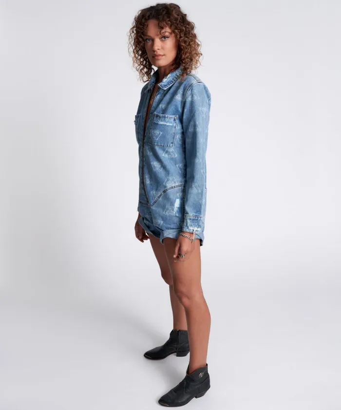 MEDUSA PROPHECY JUMPSUIT Women One Teaspoon Denim Jumpsuits MEDUSA PROPHECY JUMPSUIT Women One Teaspoon Denim Jumpsuits