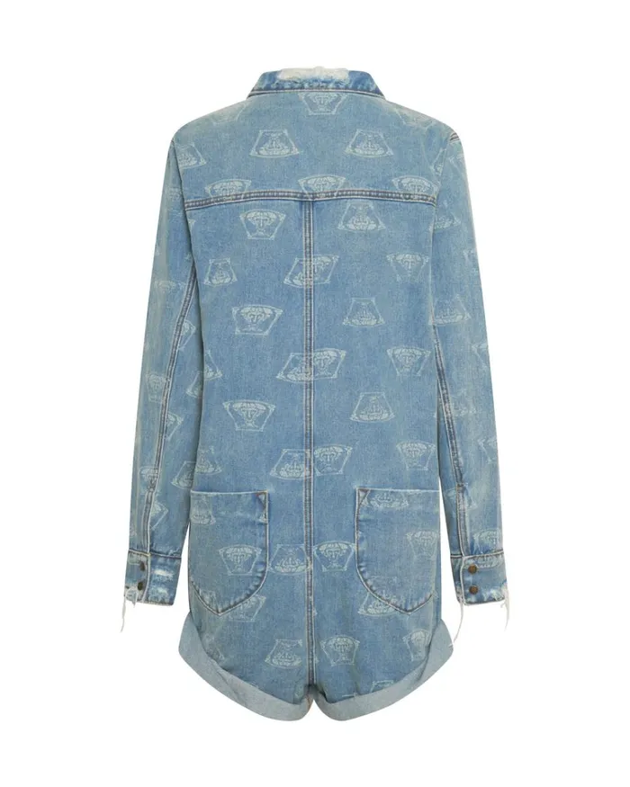 MEDUSA PROPHECY JUMPSUIT Women One Teaspoon Denim Jumpsuits MEDUSA PROPHECY JUMPSUIT Women One Teaspoon Denim Jumpsuits