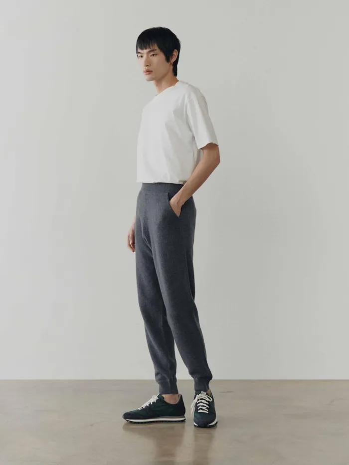 Men Begg X Co Loungewear Crovie Lounge Cashmere Pants Pewter