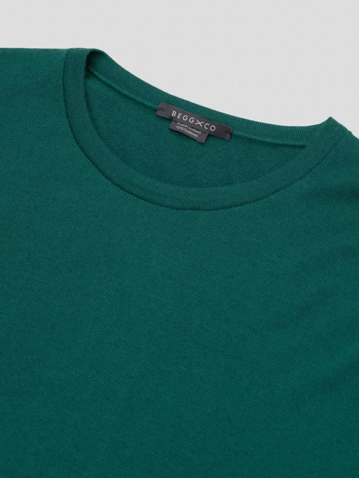 Men Begg X Co Polos and TShirts Lumiere Cashmere Sweater Green