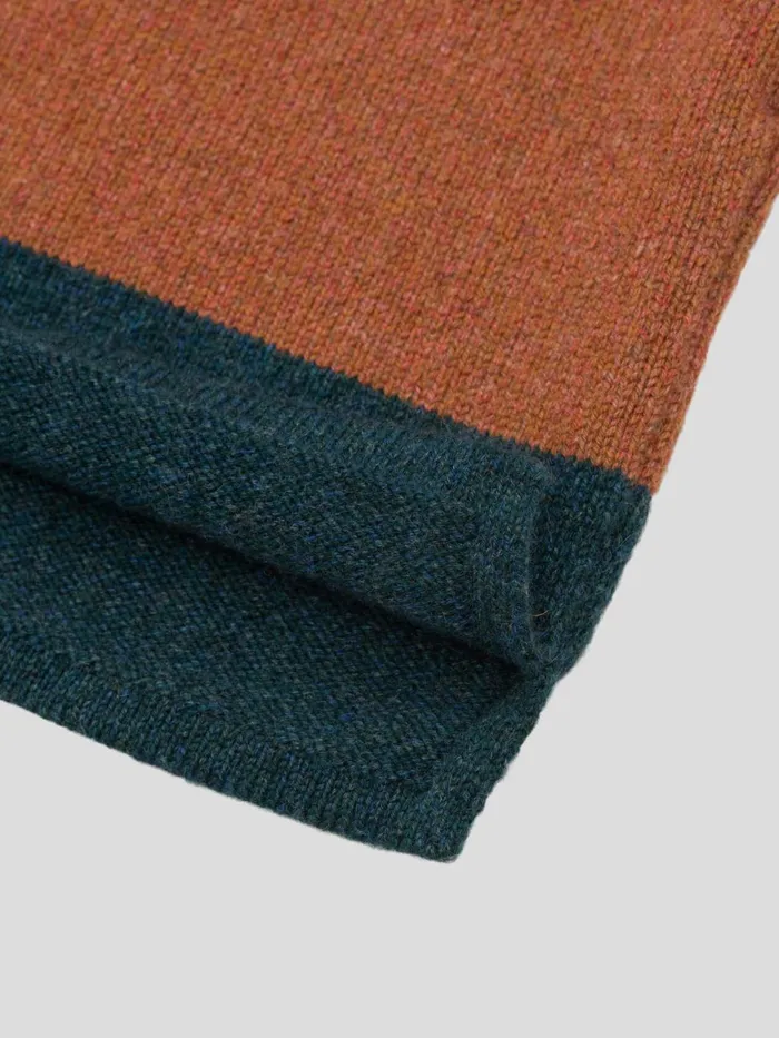 Men Begg X Co Sweaters Hooped Rugby Cashmere Sweater Kilmuir Rum