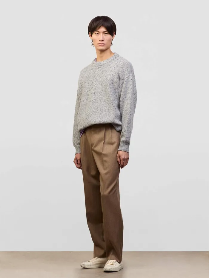 Men Begg X Co Sweaters Ricos Cashmere Sweater Dark Grey