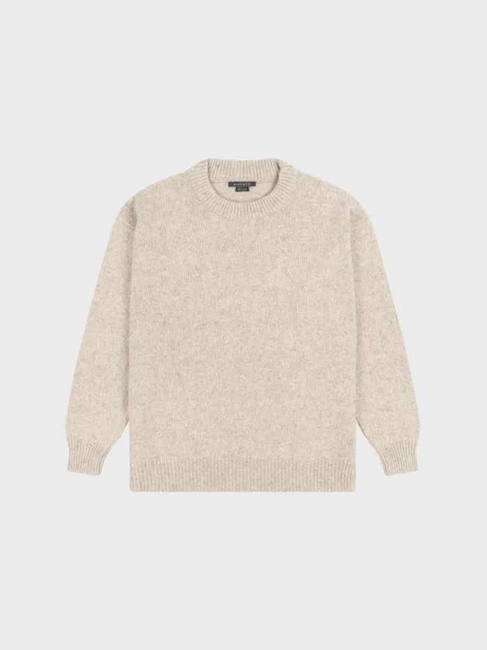 Men Begg X Co Sweaters Ricos Cashmere Sweater Natural