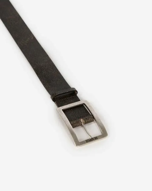 Men Belts The Kooples Brown Leather Belt Brown