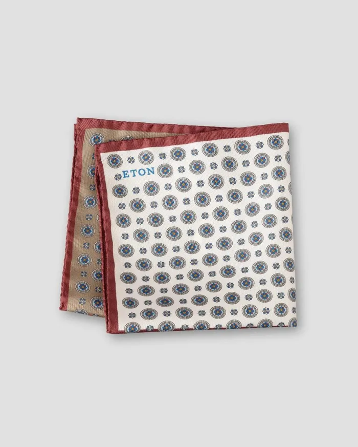 Men Brown Silk Pocket Square Four Squares Brown Eton Pocket Squares Men Brown Silk Pocket Square Four Squares Brown Eton Pocket Squares