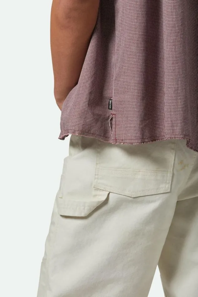 Men Builders Carpenter Stretch Pant Egret White Brixton Pants