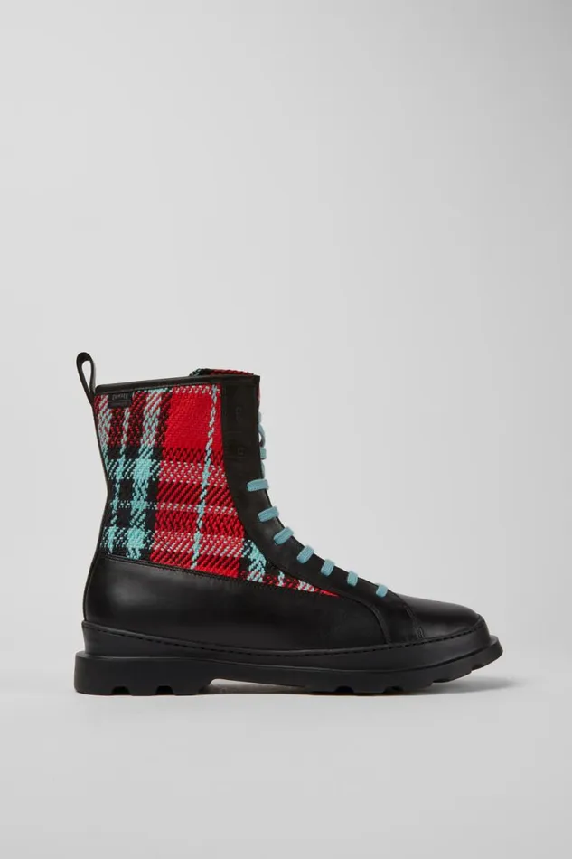 Men Camper Ankle Boots Brutus Multicolor Laceup Boots Men Camper Ankle Boots Brutus Multicolor Laceup Boots