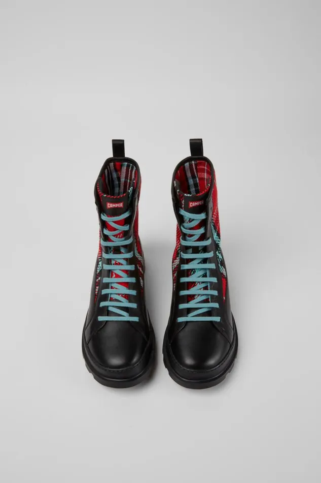 Men Camper Ankle Boots Brutus Multicolor Laceup Boots Men Camper Ankle Boots Brutus Multicolor Laceup Boots