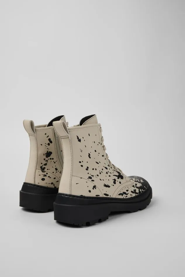 Men Camper Ankle Boots Brutus Trek MICHELIN Whiteblack Medium Boots Men Camper Ankle Boots Brutus Trek MICHELIN Whiteblack Medium Boots