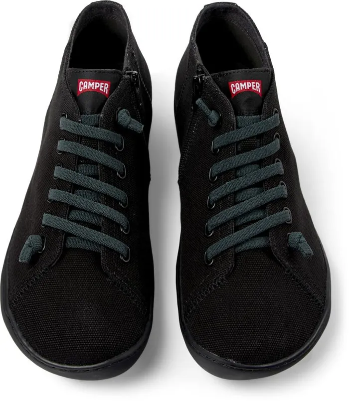 Men Camper Ankle Boots Peu Black Textile Shoes Men Camper Ankle Boots Peu Black Textile Shoes