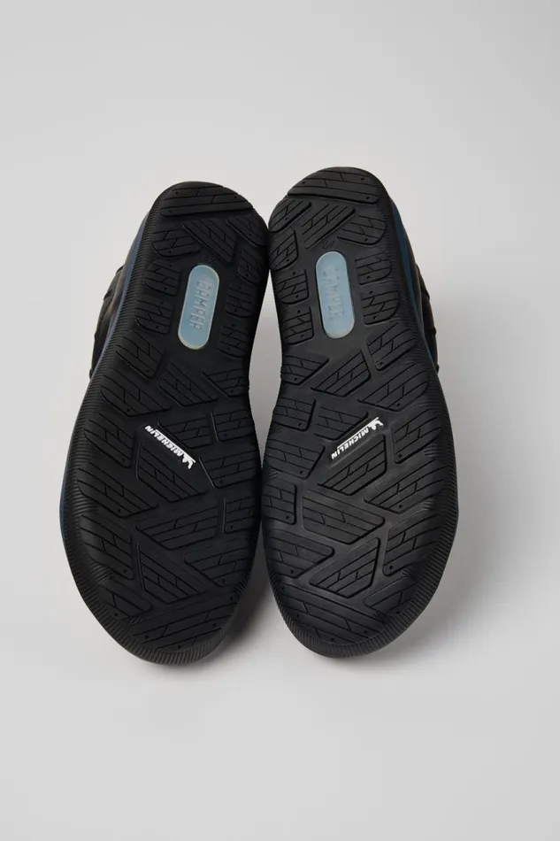 Men Camper Ankle Boots Peu Pista GORETEX Black Leather Shoes