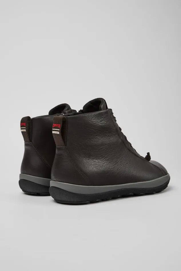 Men Camper Ankle Boots Peu Pista GORETEX Brown Leather Ankle Boots Men Camper Ankle Boots Peu Pista GORETEX Brown Leather Ankle Boots