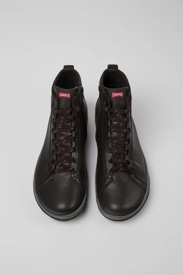 Men Camper Ankle Boots Peu Pista GORETEX Brown Leather Ankle Boots Men Camper Ankle Boots Peu Pista GORETEX Brown Leather Ankle Boots