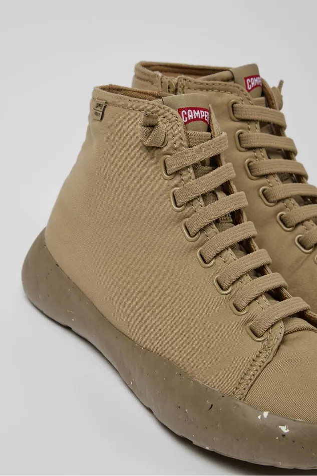 Men Camper Ankle Boots Peu Stadium Beige Ankle Boots